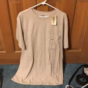 Plain tan tee shirt